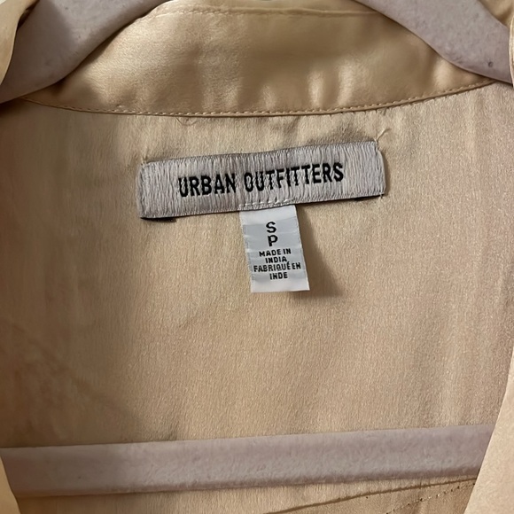 Urban Outfitters Gold Zodiac Embroidery Button Down Shirt - Picture 5 of 5